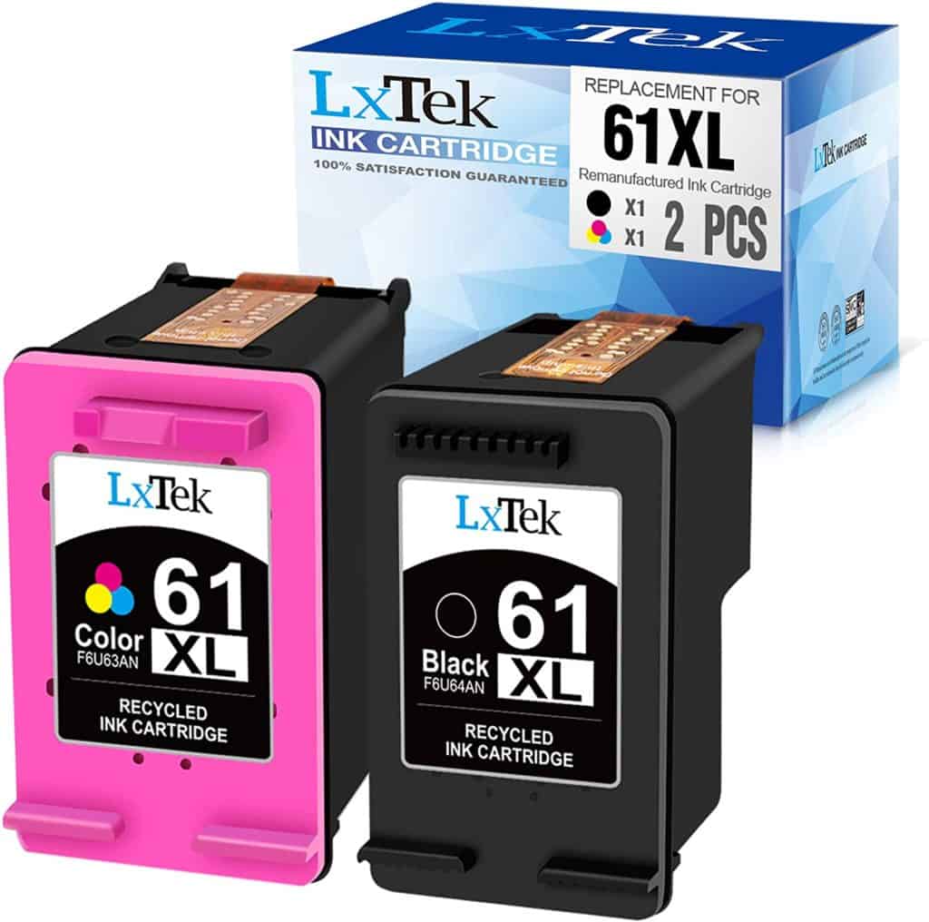 LxTek Remanufactured Ink Cartridge Replacement for HP 61XL