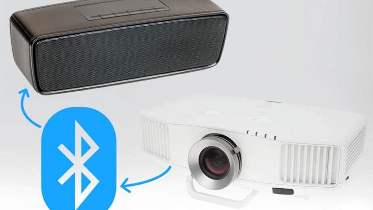 Connect projectors to speakers